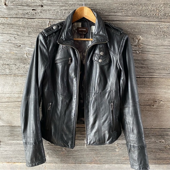 Leather Moto Jacket - Picture 2 of 3